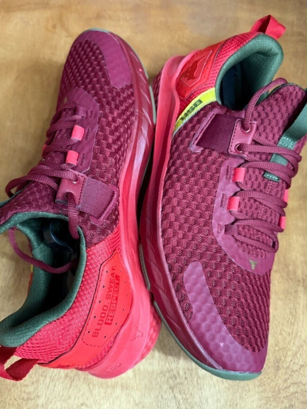 Under Armour x Project Rock BSR 4 Training Shoes Mens Size 12 Red One Cardinal